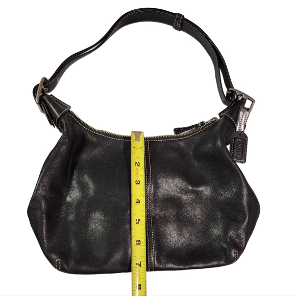 Coach Black Leather Hobo Bag - Picture 9 of 10